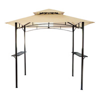 8 x 5 Ft Steel Gazebo - Cream