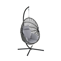 Egg Shaped Swing Chair - Grey