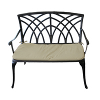 Garden 2 Seater Cast Aluminium Bench